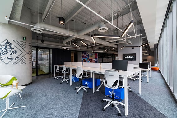 adidas mexico offices actiu furniture