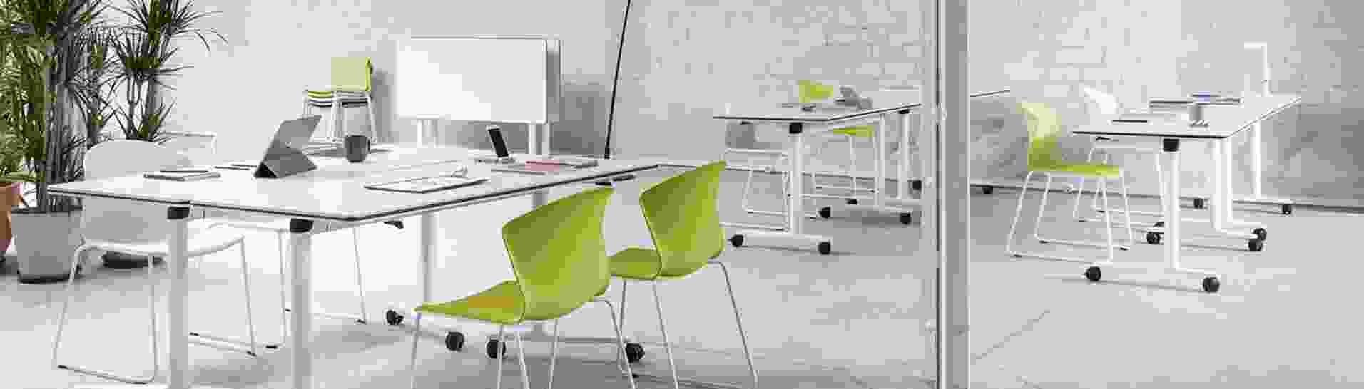 Talent, the multi-purpose table for workspaces and learning spaces alike