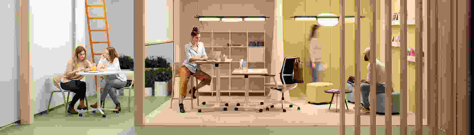 Spaces to connect, spaces to live in