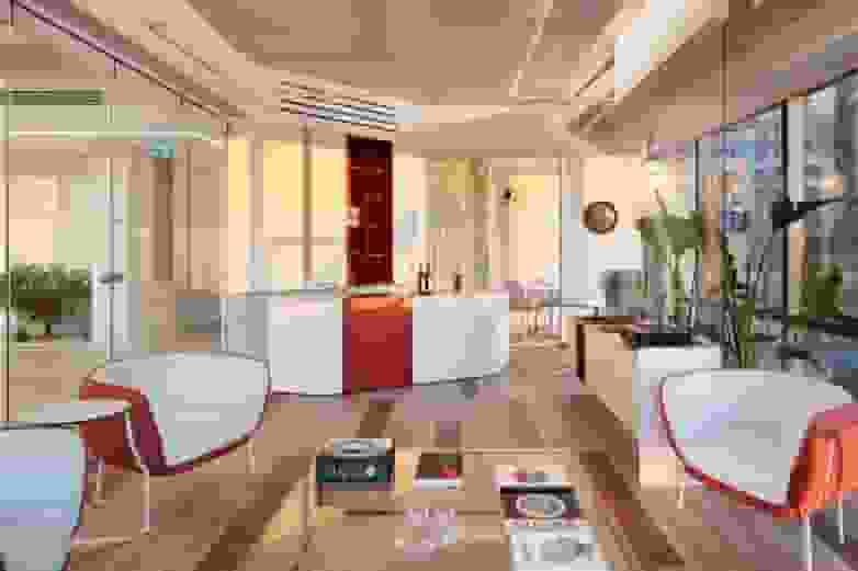 Image of different booths